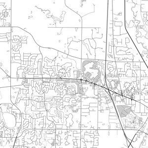 Gurnee Map Print, Gurnee Map Poster Wall Art, Il City Map, Illinois ...