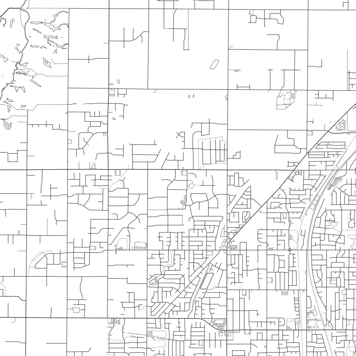 Roy Map Print Roy Map Poster Wall Art Ut City Map Utah Etsy