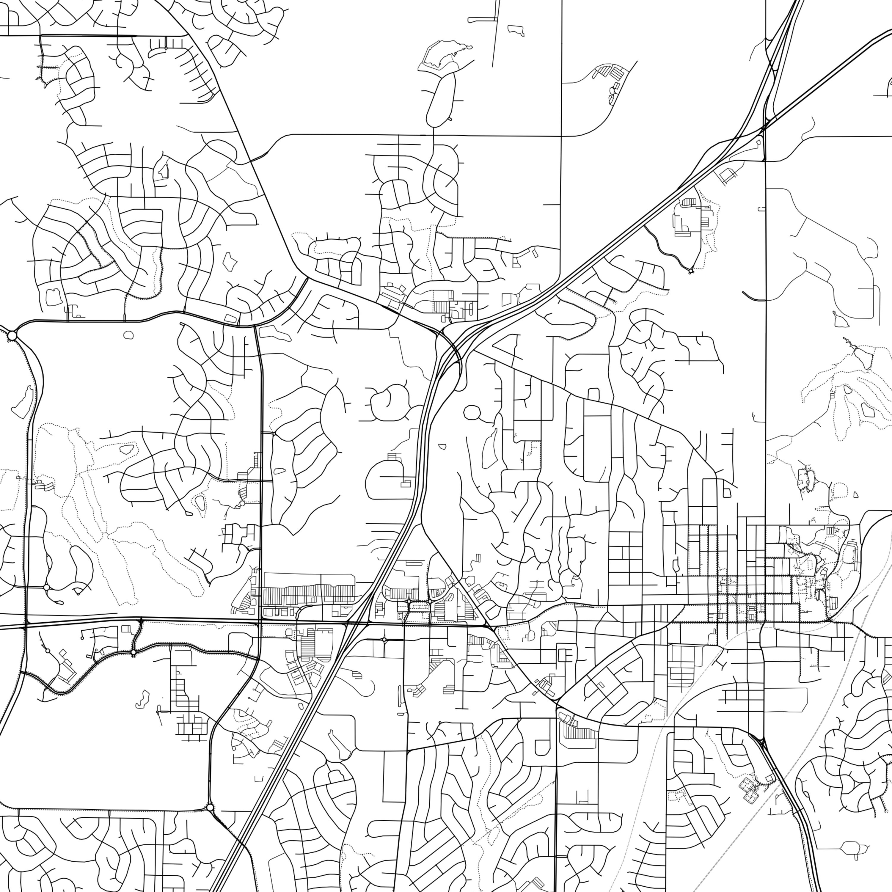 Liberty Map Print Liberty Map Poster Wall Art Mo City Map Etsy