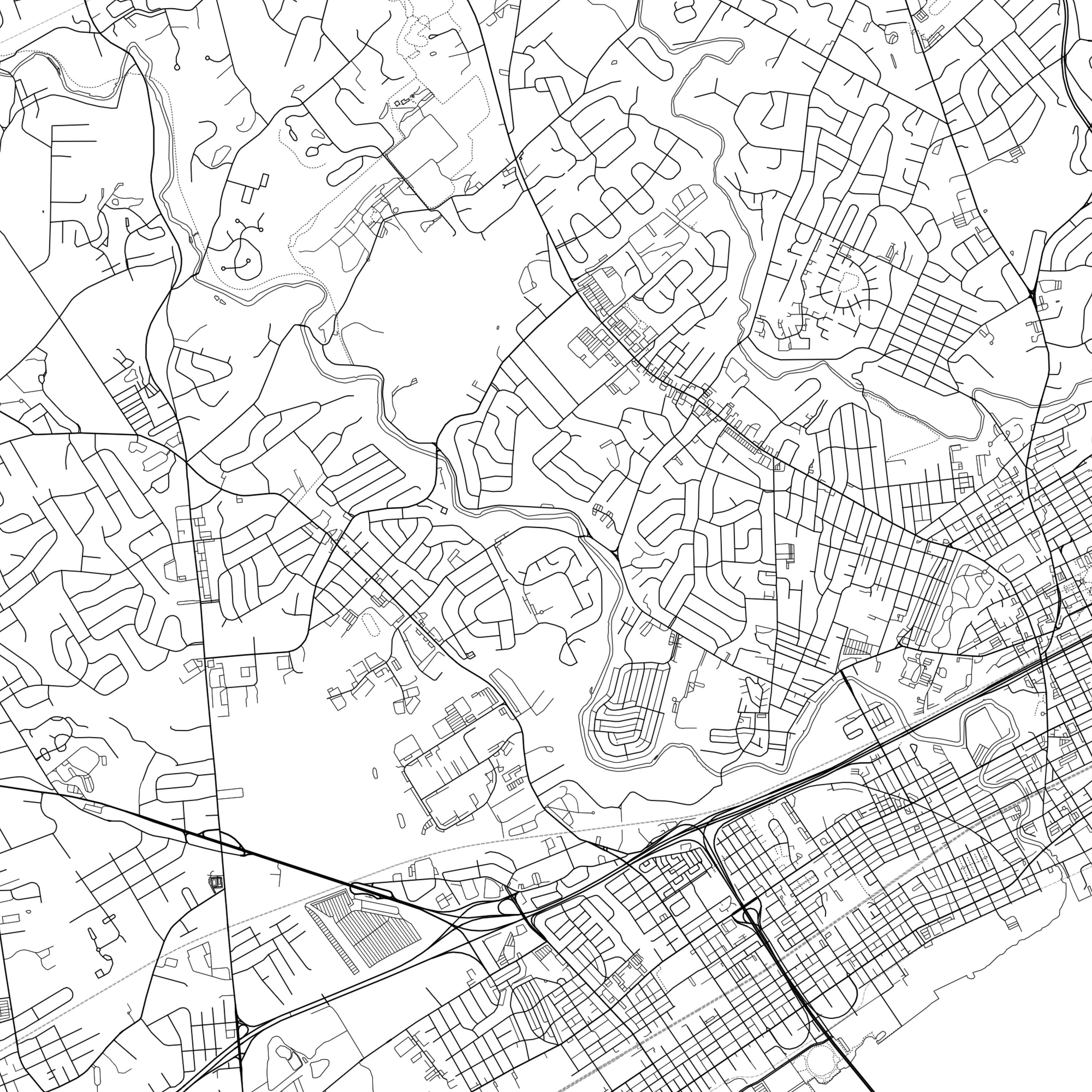 Chester Map Print, Chester Map Poster Wall Art, Pa City Map ...