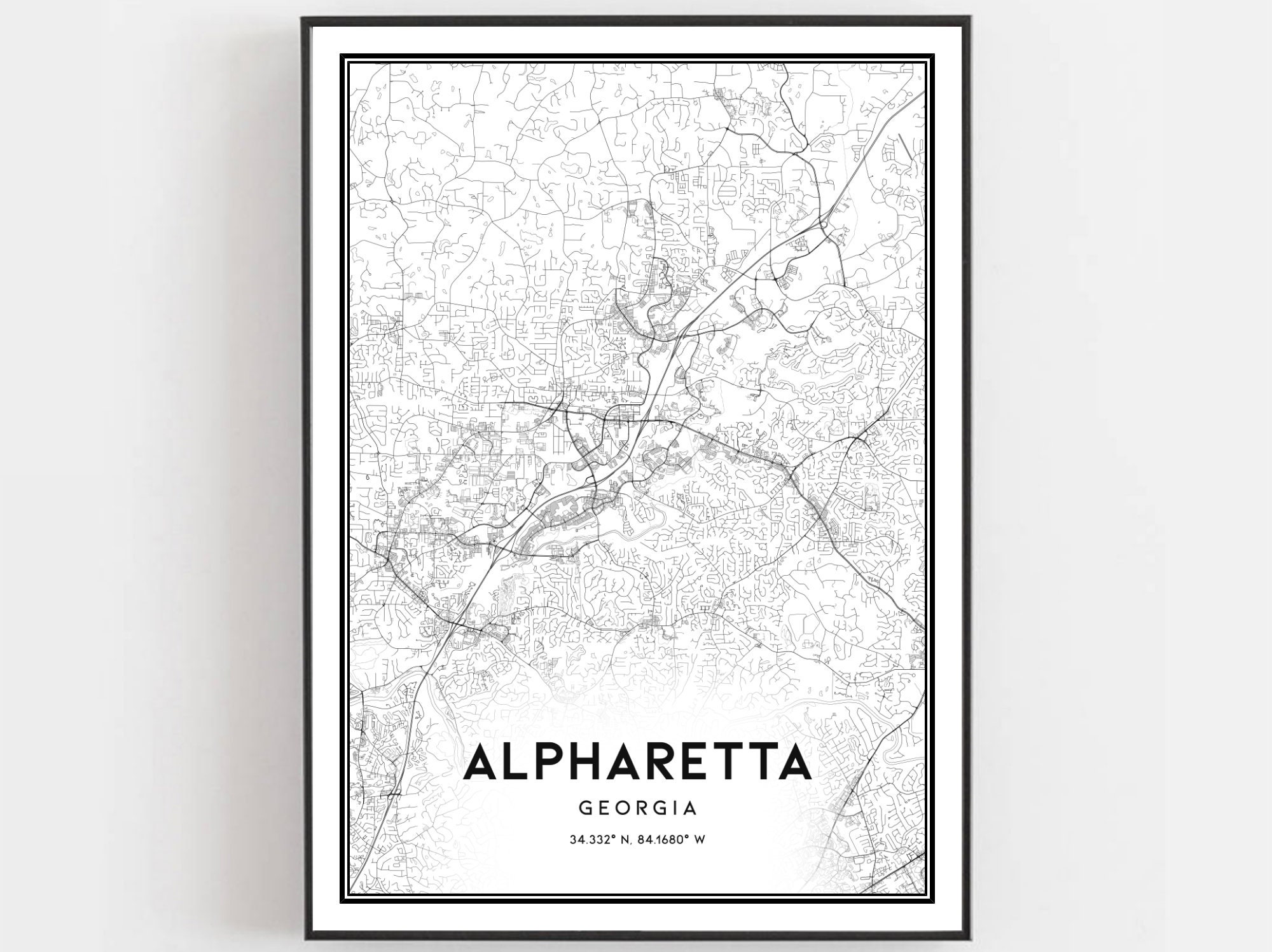 Alpharetta Zip Code Map