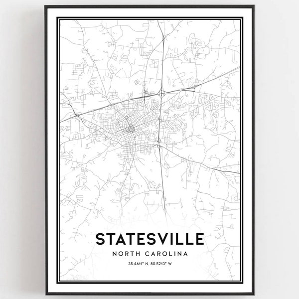 Statesville Nc Print - Etsy