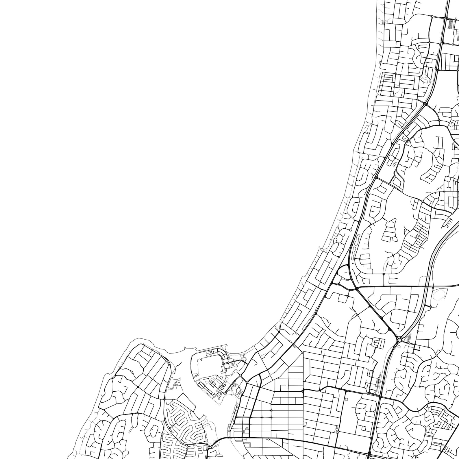 Mandurah Map Print Mandurah Map Poster Wall Art Mandurah Etsy