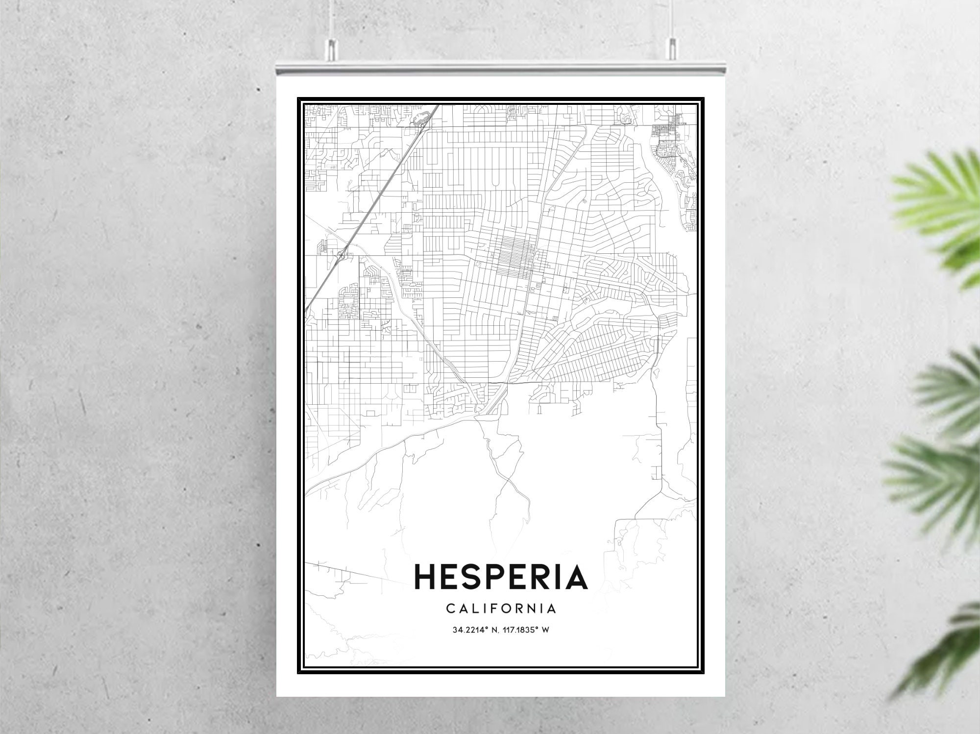 Hesperia Ca Zip Code Map United States Map