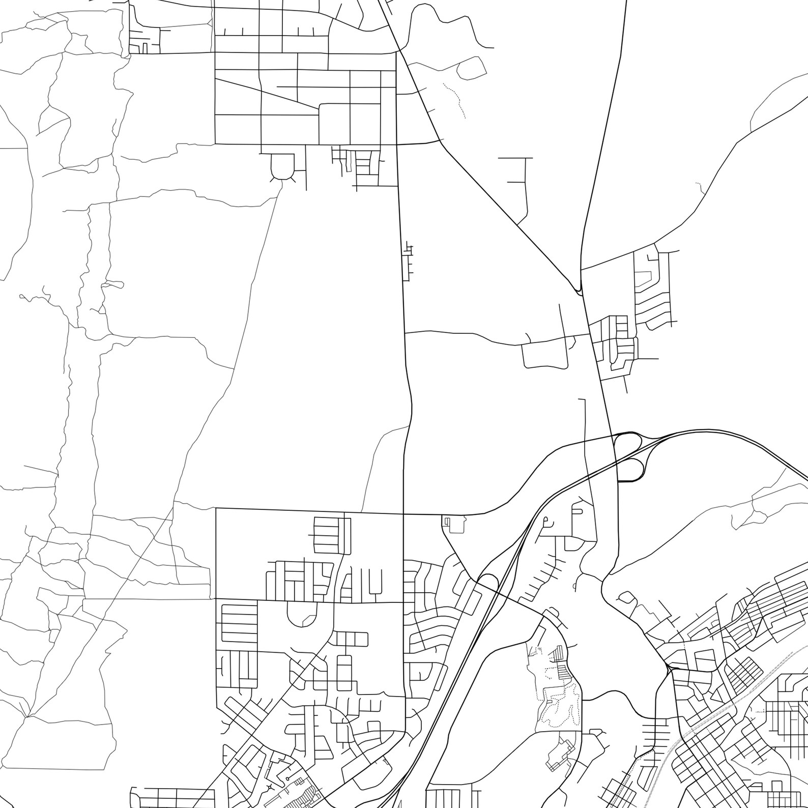 Rock Springs Map Print Rock Springs Map Poster Wall Art Wy Etsy