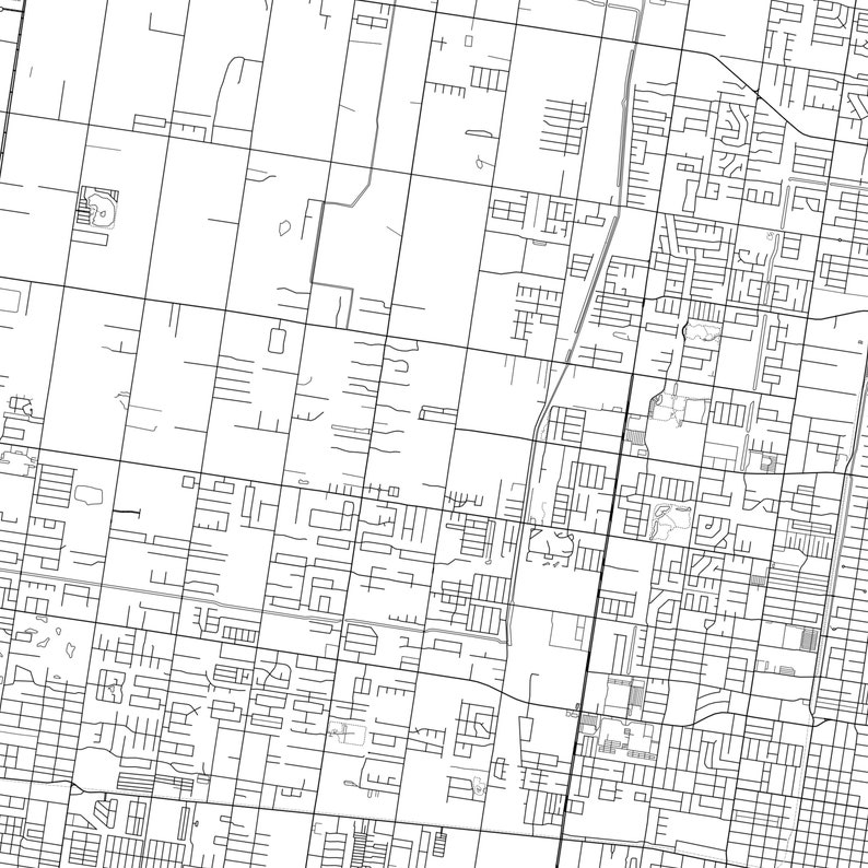 Mcallen Map Print Mcallen Map Poster Wall Art Tx City Map Etsy