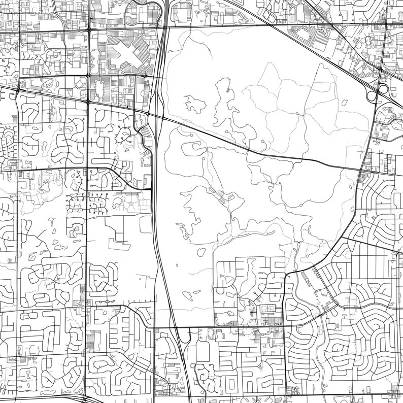 Elk Grove Village Map Print Elk Grove Village Map Poster Wall Etsy