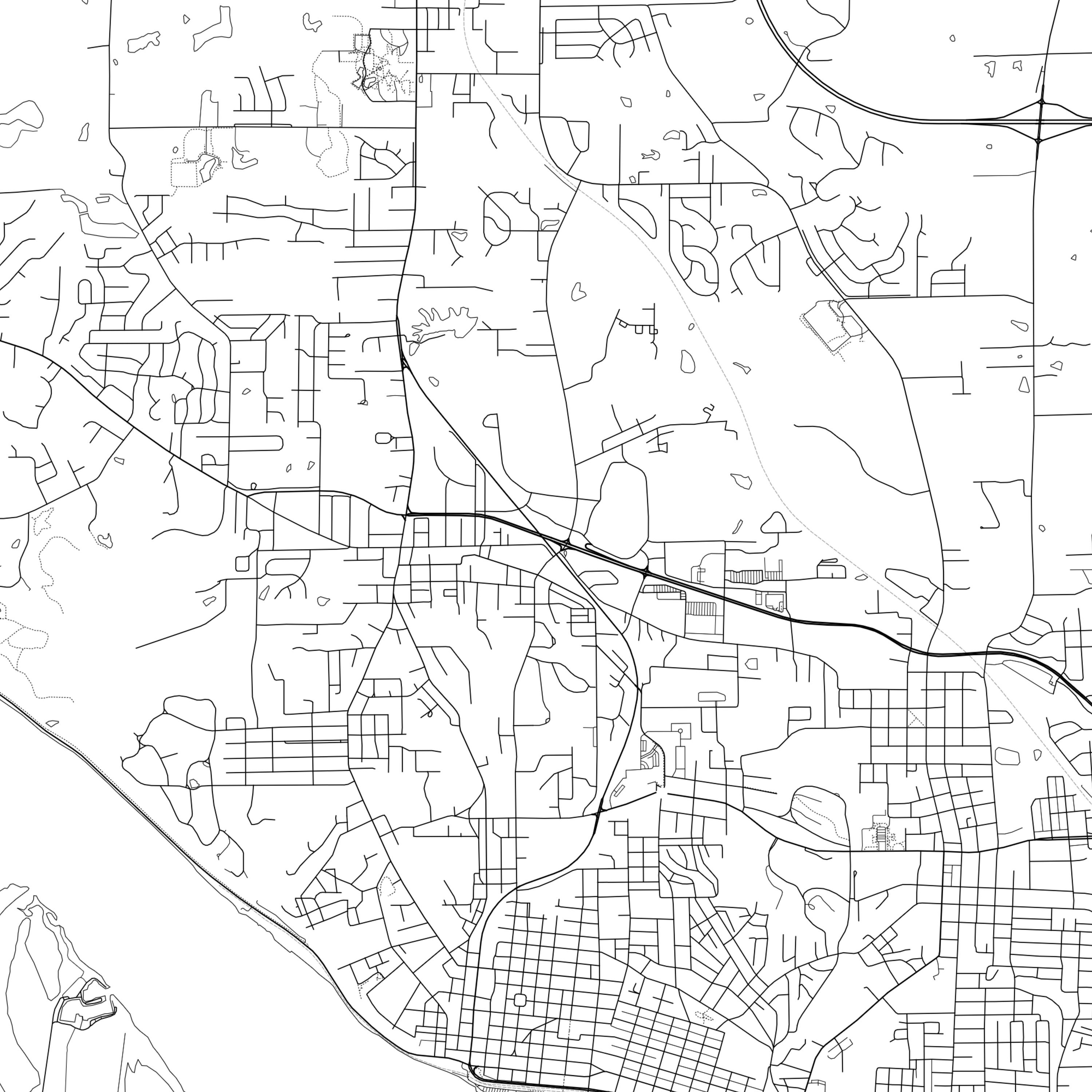 Alton Map Print Alton Map Poster Wall Art Il City Map | Etsy