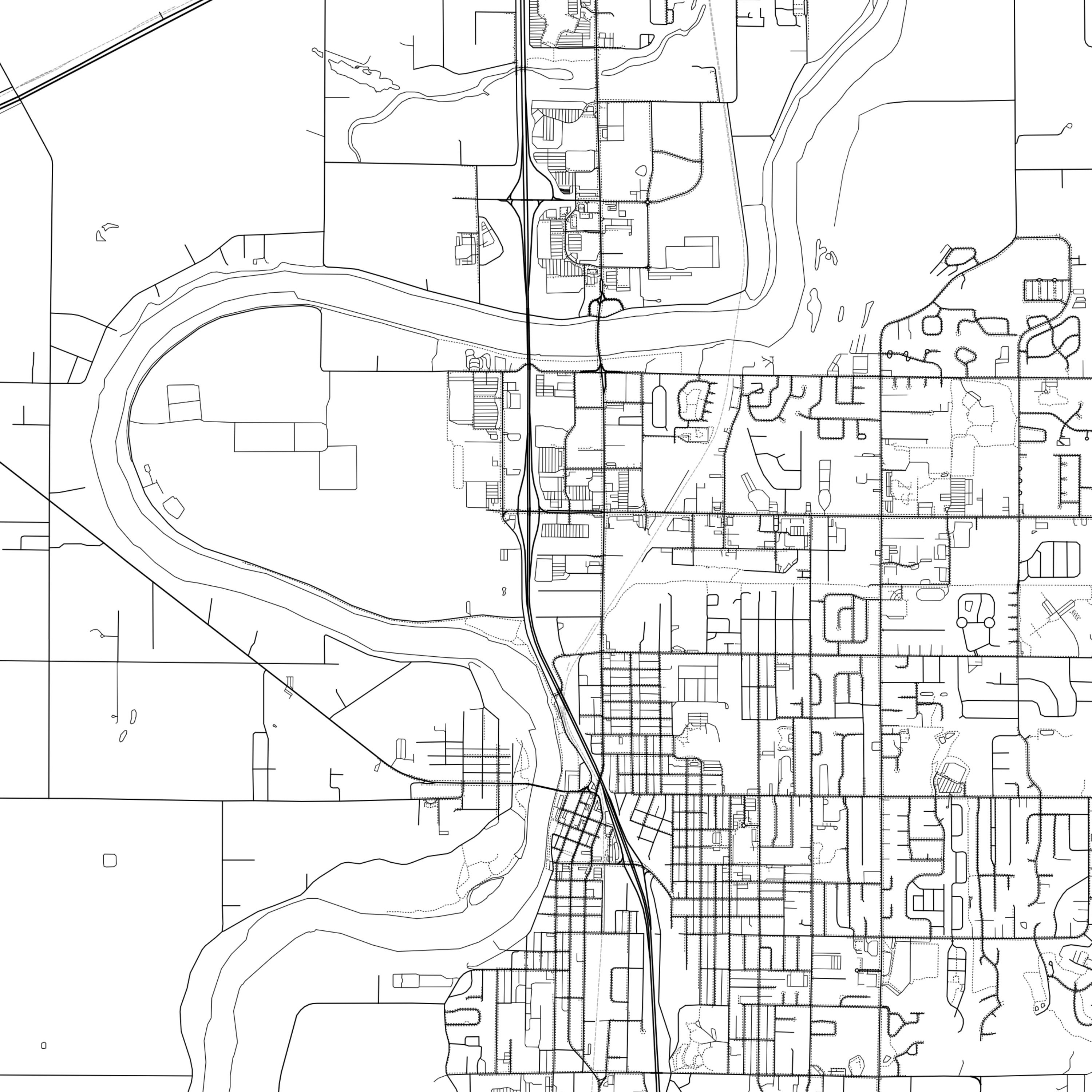 Mount Vernon Map Print Mount Vernon Map Poster Wall Art Wa Etsy