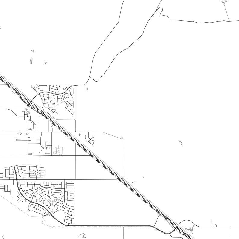 Marana Map Print Marana Map Poster Wall Art Az City Map Etsy