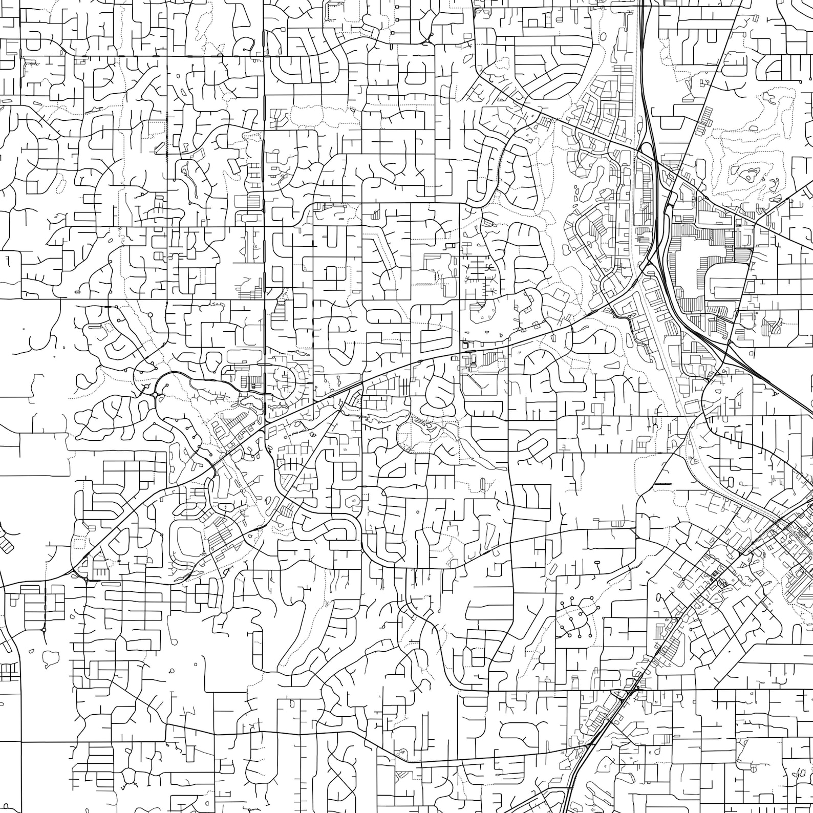 Tigard Map Print Tigard Map Poster Wall Art Or City Map Etsy