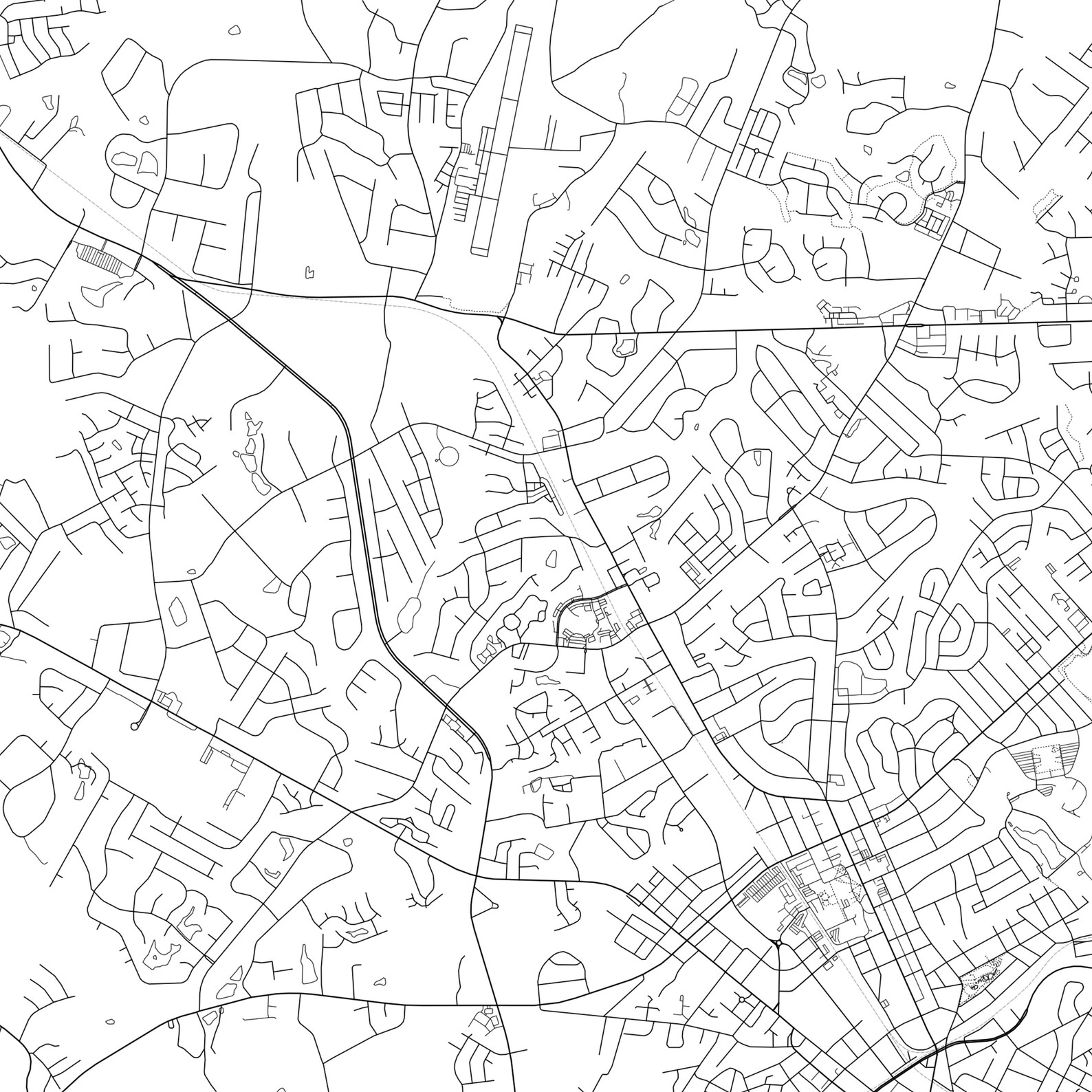 Rock Hill Map Print Rock Hill Map Poster Wall Art Sc City - Etsy