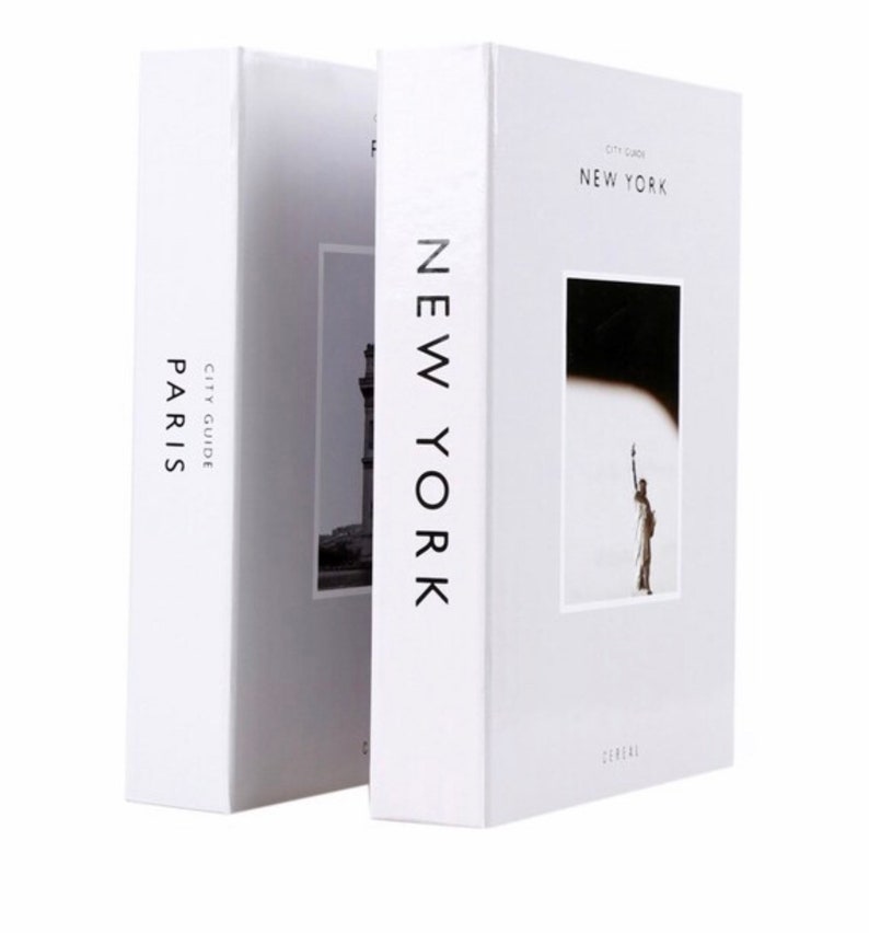 Luxury Decorative Book Box Set Storage Box Openable Book Etsy