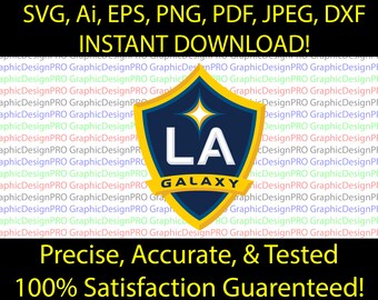 LA Galaxy FC MLS USA Football Soccer Wall Decor Sticker Decal 20/"X25/"