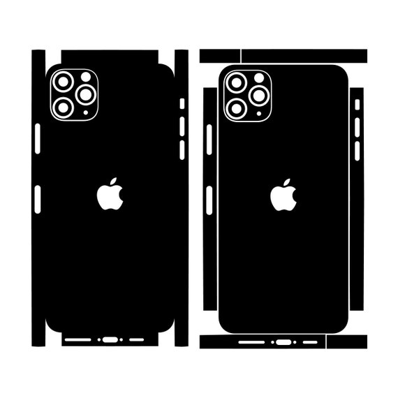 Mini iPhone 11 Black Template 