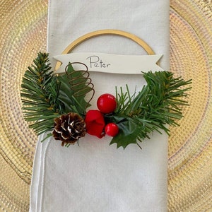 Personalized table decoration Handmade| Table decor | Christmas decor |Holliday decoration| Holiday dinner decoration | Table decor |