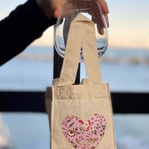 Personalized Gift bag with glass| Gift bag | Best Friend Gift|Send a Gift| Christmas Gift| Christmas Gift for her | Gift bag | Gift For Her