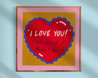 How to be a Heartbreaker Square Print | 8” X 8” | Mini Print | 4.72” X 4.72”