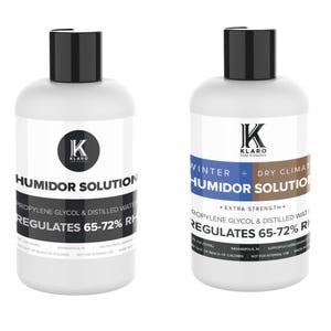Humidor Solution - Keeps Humidity at 65-72% - 50/50 Propylene Glycol and Distilled Water