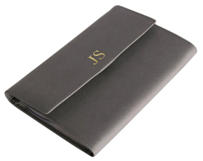 Saffiano Leather Travel Jewelry Case Jewelry Organizer by Etsy