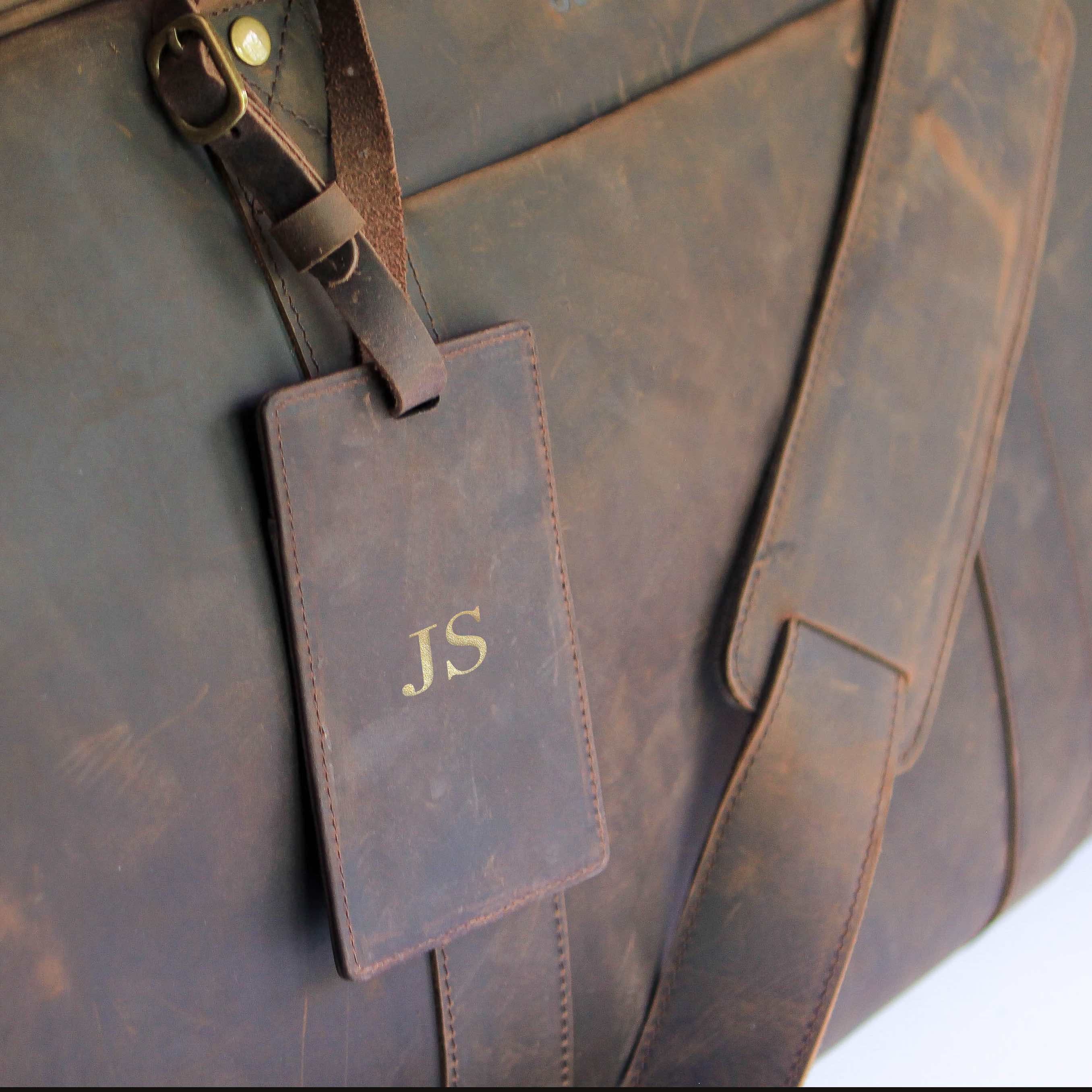 Bucksaw Travel Leather Duffel Bag Full Grain Premium Leather Etsy