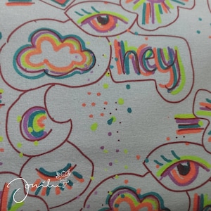 French Terry / Summersweat | &#39;hey&#39; | Organic cotton | Lillestoff