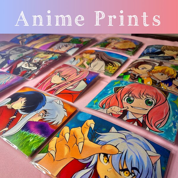 Anime Prints Etsy