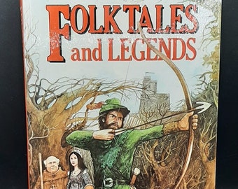 Folk Tales And Legends Hardcover Book Rare Very Good Condition Vintage 1984