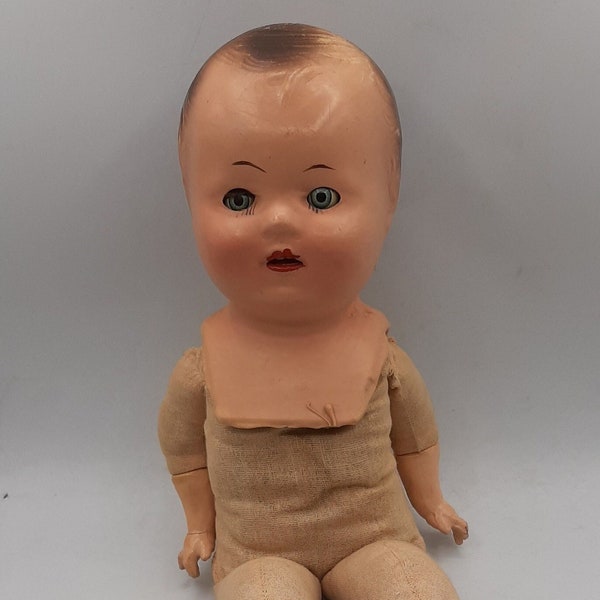 Vintage Baby Doll By Reliable Made In Canada - Sleepy Eyes and a Squeak Noise