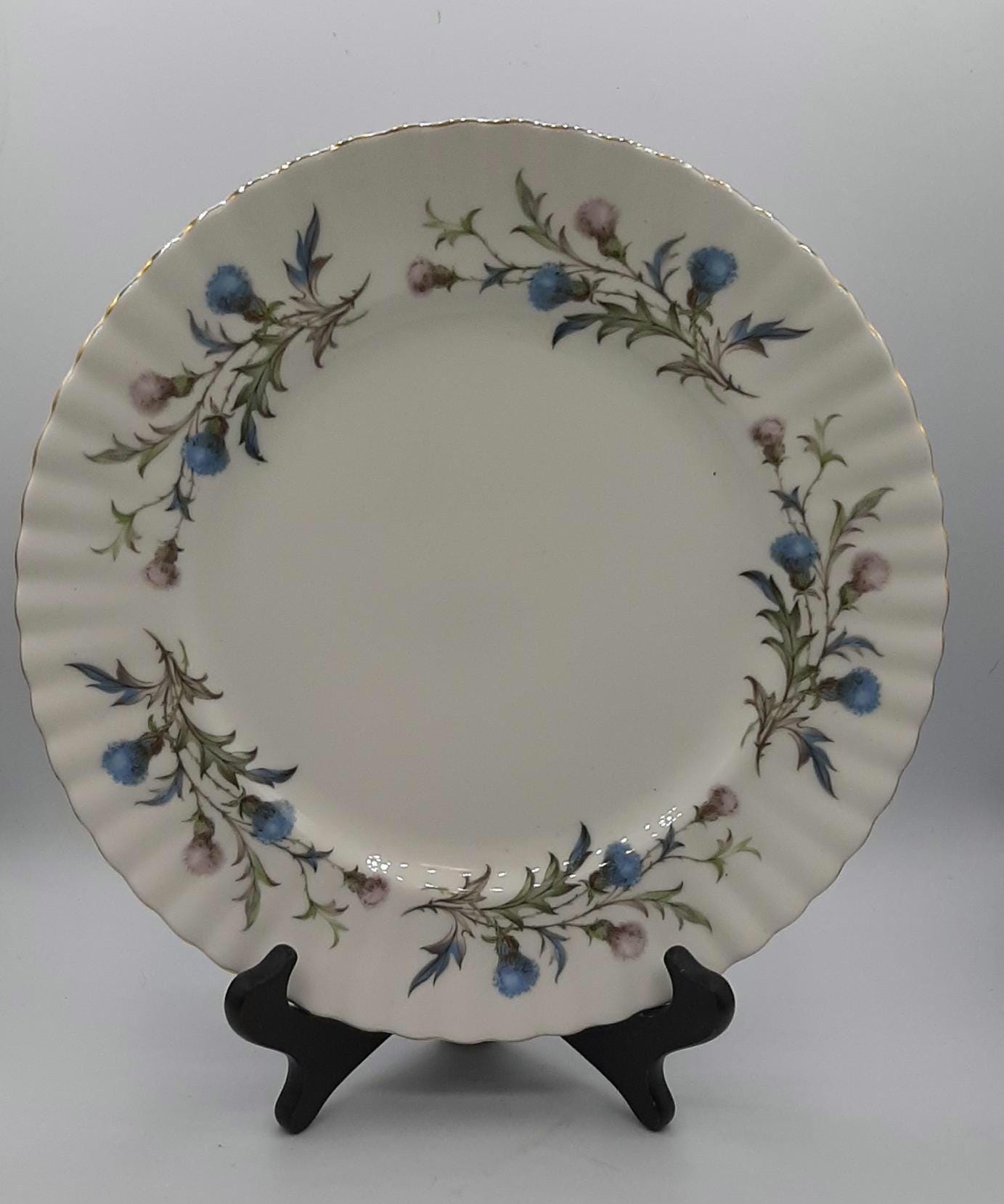 Royal Albert England Brigadoon Thistles Dinner Plate 10 3/8" Bone China