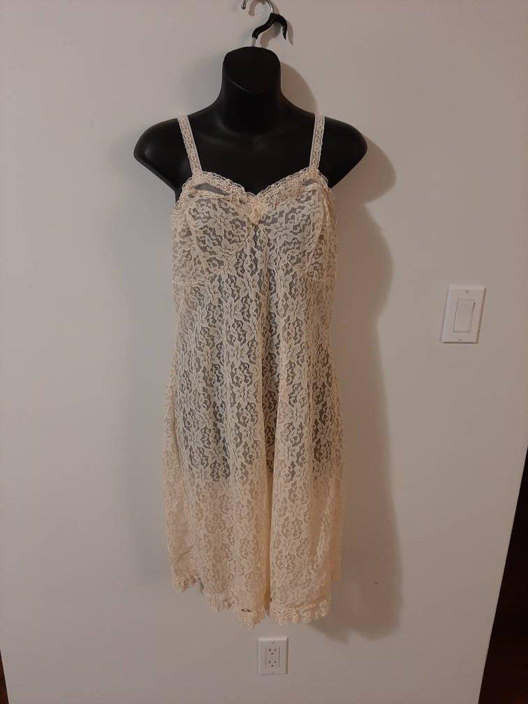 Vintage St. Michael Lingerie Full Slip Sexy Lacy With Soft - Etsy