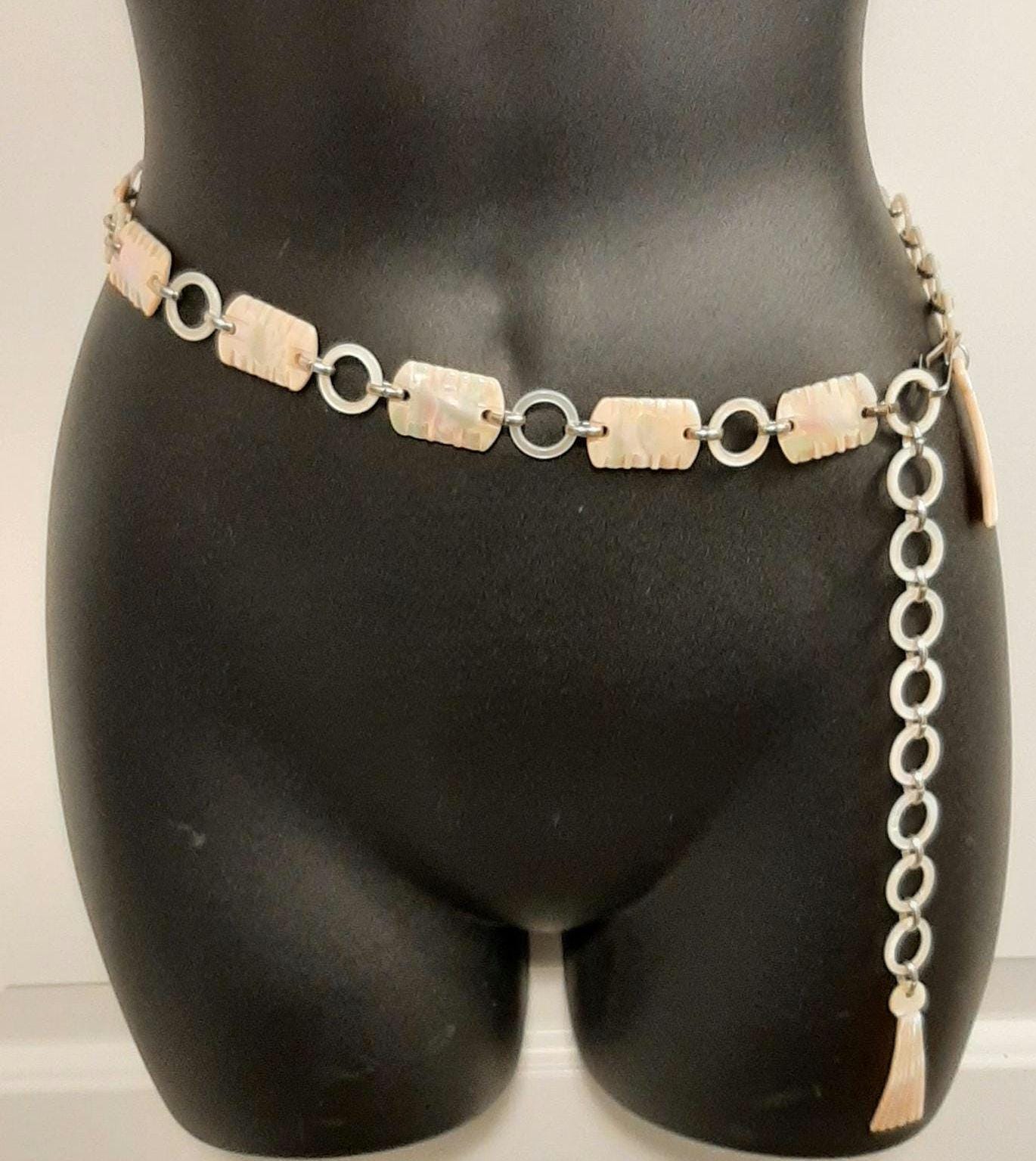 Mother of Pearl Belt - Etsy