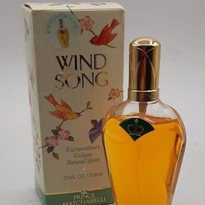 1993 Wind Song Cologne Natural Spray By Prince Matchabelli 2.6 fl. oz. In Box