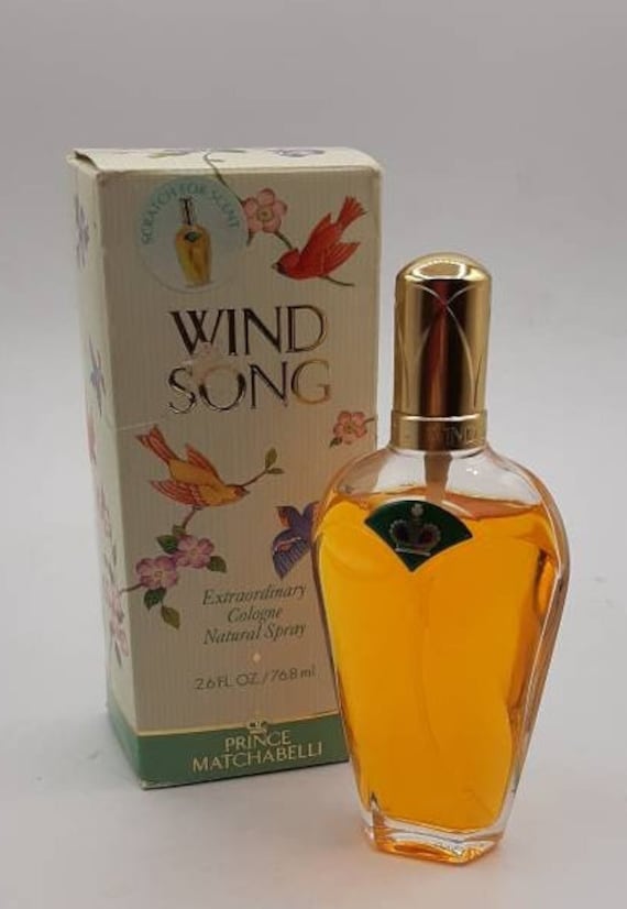 1993 Wind Song Cologne Natural Spray by Prince Matchabelli 2.6 Fl