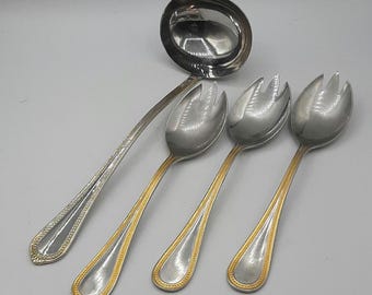 Vintage TOWLE Hamilton Stainless Germany Soup Spoon 7 Satin Handle  display picture 1