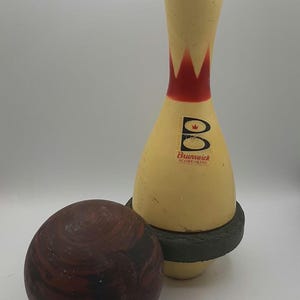 ヴィンテージ ブランズウィック スコアキング ボウリングウッド ラバー
