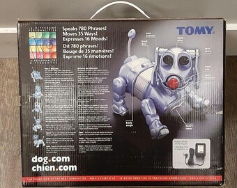 TOMY Robot Dog Special Edition Platinum Dog.com NEW in BOX