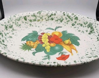 Tigela oval grande vintage Stovit para servir massa, estilo italiano, 42 cm (16 1/2 polegadas)
