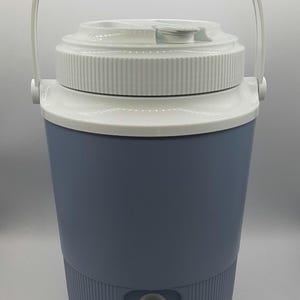 Vintage GOTT 2 Gallon Water Cooler Jug 1503 Drink Spout Model Gray Made USA KS