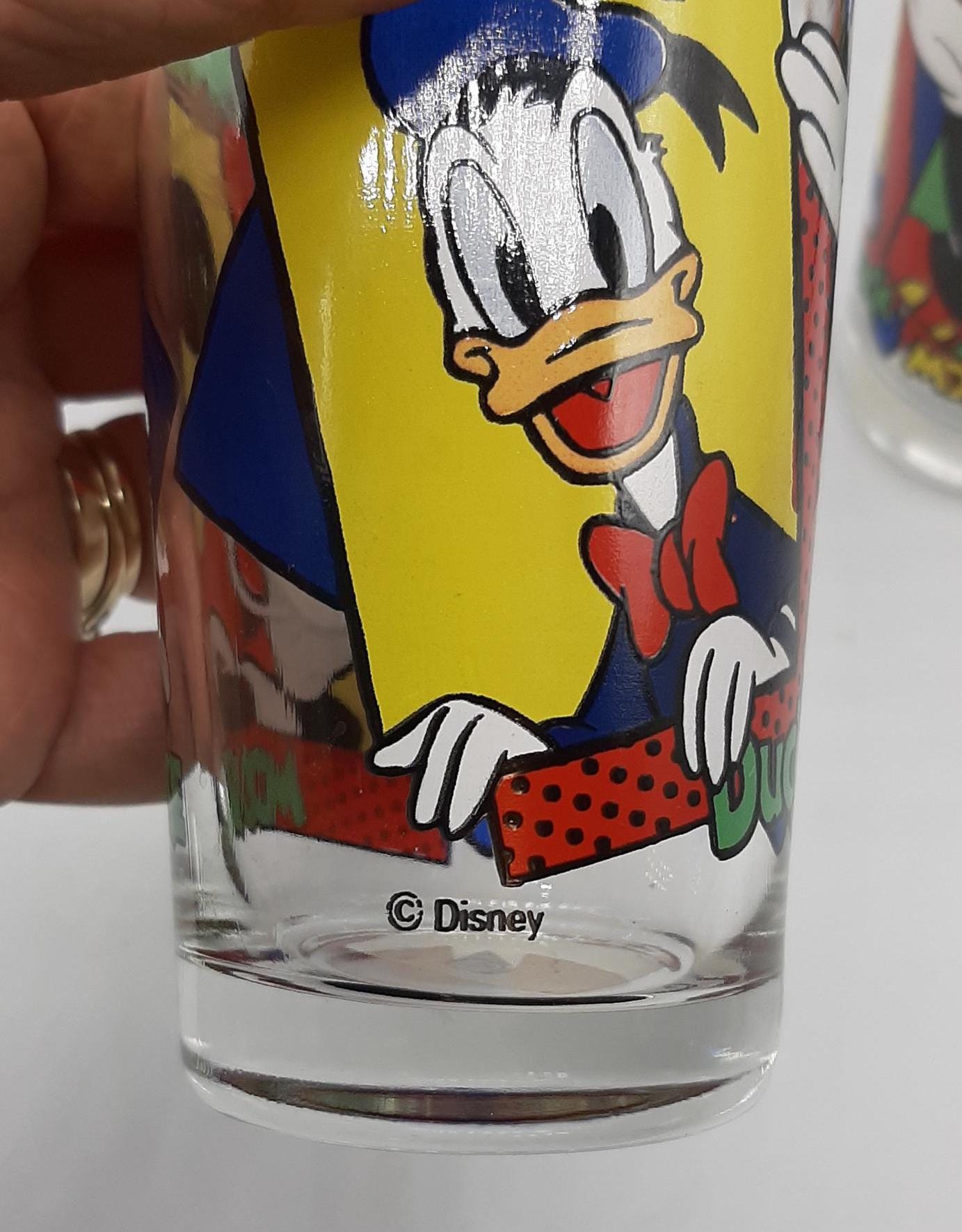 ヴィンテージ アンカーホッキング 4 ドリンクグラス ミッキーマウス