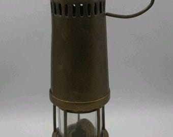 ヴィンテージ リチャード・ジョンソン クラパム＆モリス マンチェスター マイナーズ セーフティランプ 真鍮製