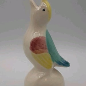 Vintage Morton Pottery Vintage Pie Bird Lüftungsflicken 4 3/4" hoch 1940