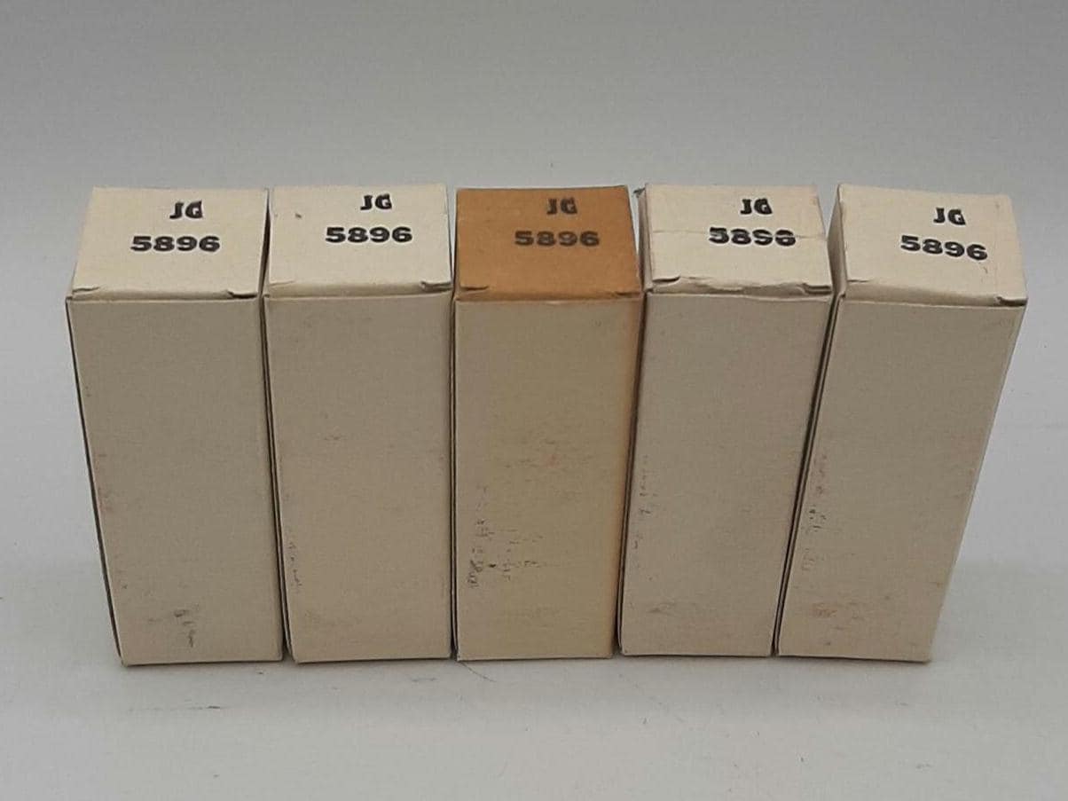 新品未使用 GE JG 5896 サブミニ真空管 1954年製 5個セット