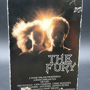 The Fury Betamax Beta Movie Used Kirk Douglas Terror & Suspense 1980 In Case
