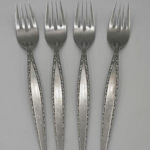 Oneida VENETIA Set of 4 Dinner Forks Community Stainless Flatware