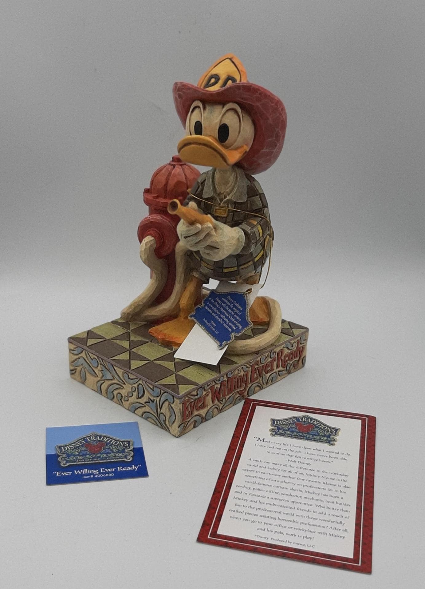 ウォルトディズニーEver Willing Ever Ready消防士ドナルド ウォルトディズニーEver Willing Ever Ready消防士ドナルド