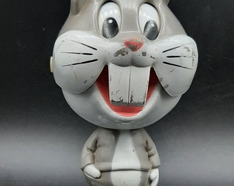 Vintage Bugs Bunny Talking Pull-String Chatter Chum Toy 1976 Mattel Warner Works
