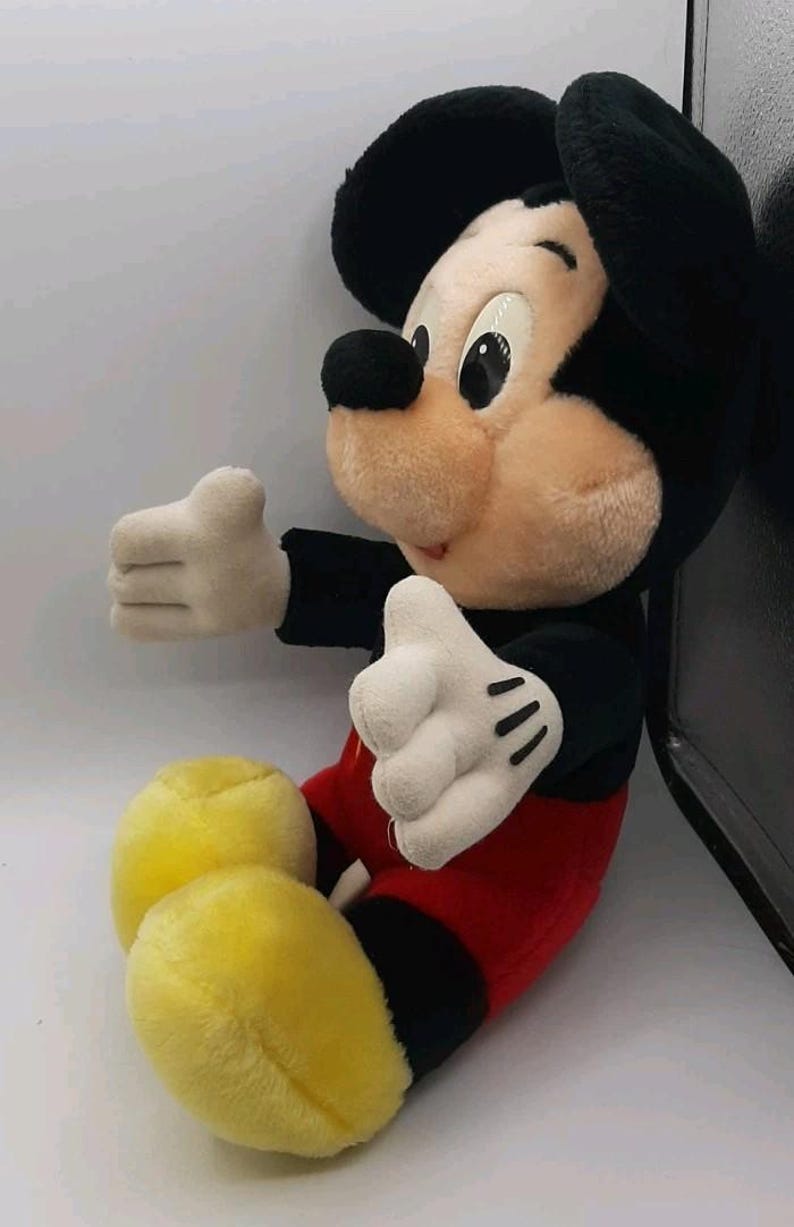 Vintage 15” 1980s Disney Parks Disneyland Walt Disney World Mickey Mouse Plush image 4
