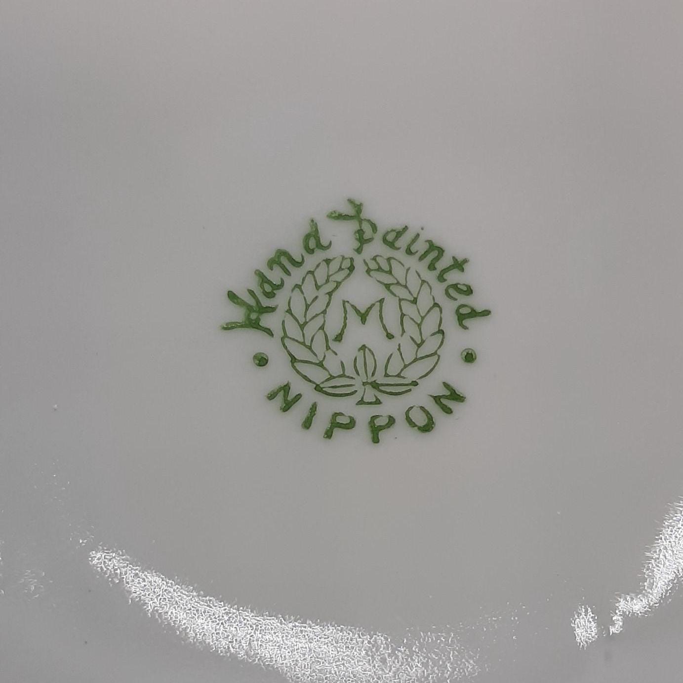 Vintage Morimura Brothers Nippon Hand Painted Nut Candy Dish Bowl