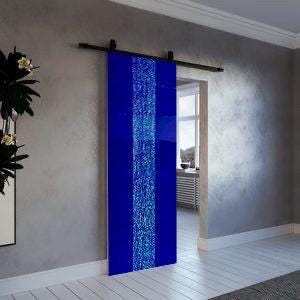 36”x84” Custom epoxy sliding door panel